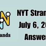 NYT Strands July 6, 2025 Answers